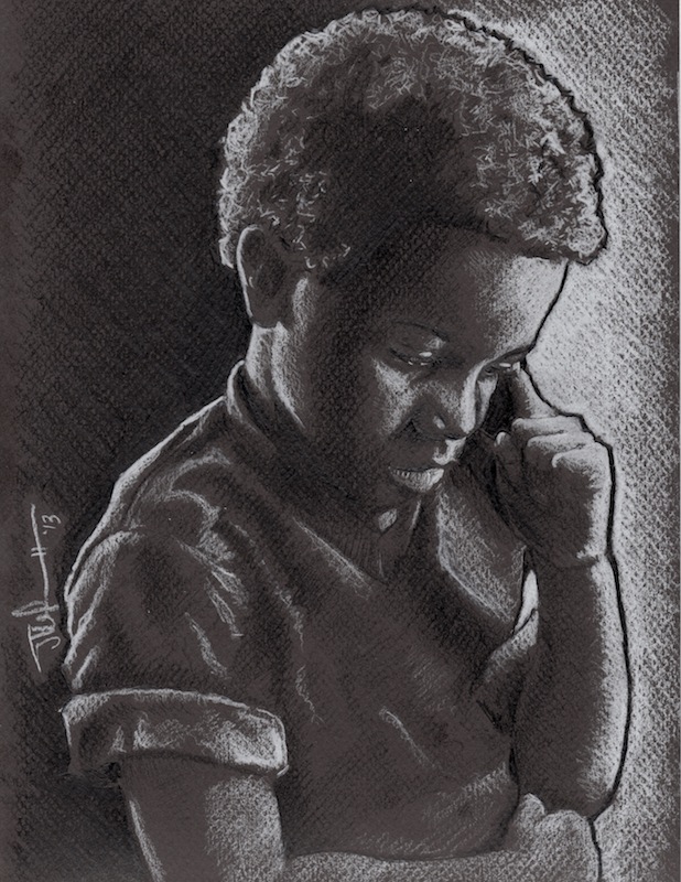 Remy Smith pencil portrait art